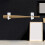 1 Pair Wall-Mounted Wooden Bat Holders Multi-Function Household Bat Rack Stand 5