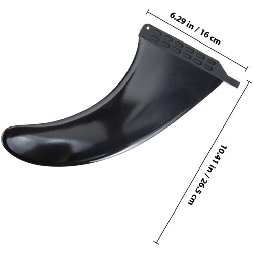 9 polegadas portátil Paddle Board Fin preto desmontável surfboard cauda Fin esportes aquáticos Paddle Board acessório 1