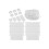 Vertical Blinds Parts Plastic Curtain Accessories Set for Replacement 1 Kit 1
