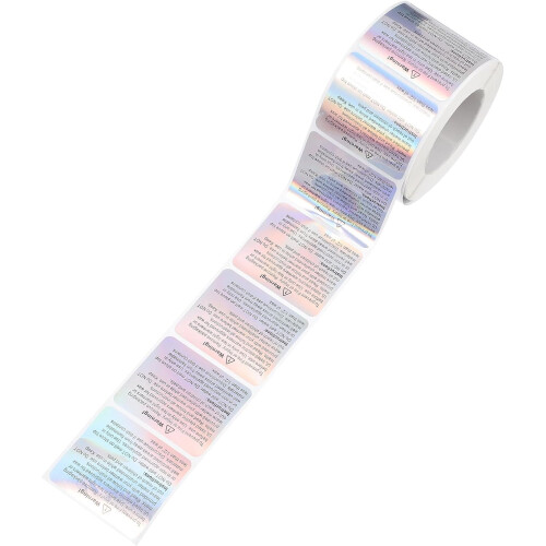 Candle Warning Label Stickers for Candle Making Reminder Effect Easy to Paste Paper Decals Suitable