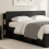 VidaXL vidaXL Headboard Cabinet with Storage Black Engineered Wood 1