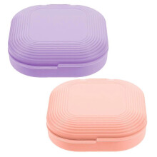 Retainer Case Portable Storage 2Pcs Breathable Colored Retainer Box