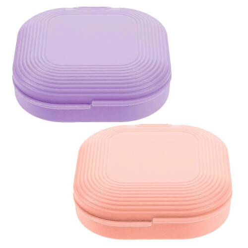 Retainer Case Portable Storage 2Pcs Breathable Colored Retainer Box