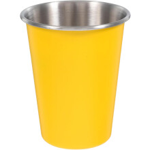 Tragbarer, einwandiger Edelstahl-Trinkbecher für draußen, ideal für Kaffee und Tee, leicht und perfekt für unterwegs