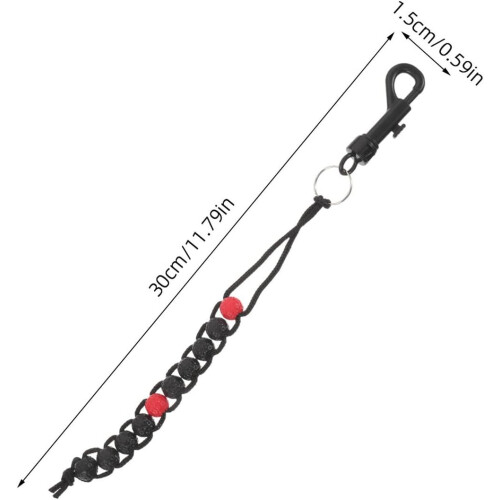 3Pcs Golf Stroke Beads Counter Clips com Red Green Black Beads Golf Score Keeper 1