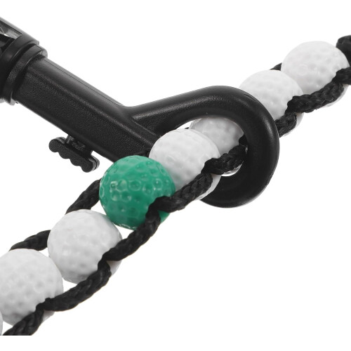 3Pcs Golf Stroke Beads Counter Clips com Red Green Black Beads Golf Score Keeper 2