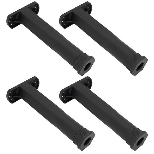 4pcs Adjustable Bed Frame Support Legs, Height Adjustable Durable Furniture Replacement Parts for Bed Riser Stability 1
