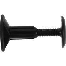 Bouchon de leash de paddleboard en plastique noir, accessoire de leash pour planche de surf.