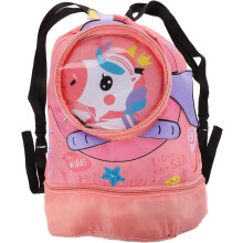 Sac de natation licorne imperméable avec compartiments sec et humide et cordon de serrage