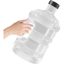 Gourde de 5 litres à fond épais avec poignée, bouteille d'eau à petit goulot