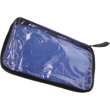 Table Tennis Racket Case Portable Bat Bag Large Capacity Semi- Blue Cover Splashproof Storage