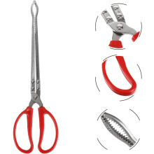 Pinza a forbice portatile e resistente all'usura per anguille, in acciaio inossidabile e ABS, pinza multifunzione per granchi.