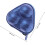 Table Tennis Ball Storage Case for 3 Balls, Blue Mini Triangle Protective Bag, Reusable Fixed Storage Pouch 2