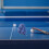 Table Tennis Ball Storage Case for 3 Balls, Blue Mini Triangle Protective Bag, Reusable Fixed Storage Pouch 5