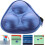 Table Tennis Ball Storage Case for 3 Balls, Blue Mini Triangle Protective Bag, Reusable Fixed Storage Pouch 6