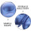 Table Tennis Ball Storage Case for 3 Balls, Blue Mini Triangle Protective Bag, Reusable Fixed Storage Pouch 8