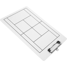 Tennis- und Hockeytrainer-Klemmbrett, abwischbare Tafel, nicht magnetisch, Strategietafel