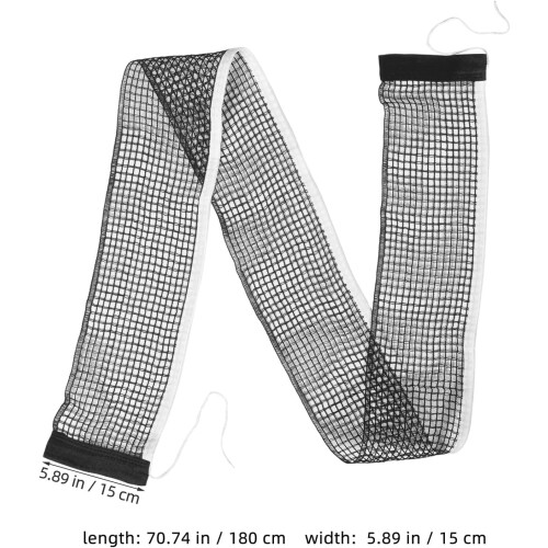 Table Tennis Net Polyester-Cotton Mesh Indoor Replacement Net with Clamp Standard Size Portable 1