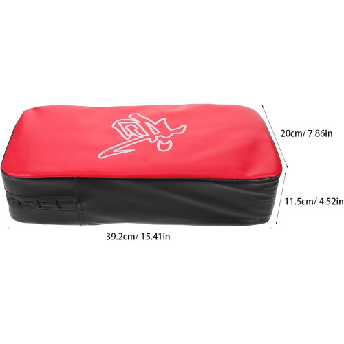 Kick Pad for Martial Arts Training – Thick Red Kickboxing Strike Pad 1