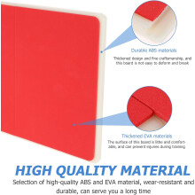 Taekwondo Breaking Board for Medium 10mm Red Plastic Training and Performance Board Portable