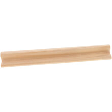 Bandejas de madera para dominó y soportes para bloques de letras de 19 cm. Soportes para fichas de madera natural.