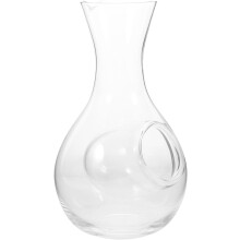 Carafe à saké japonaise en verre de 300 ml avec compartiment iceberg et ouverture inclinée