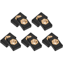 10pcs Kayak Slide Track Nuts Set Marine-Grade Kayak Hardware Mounting Base