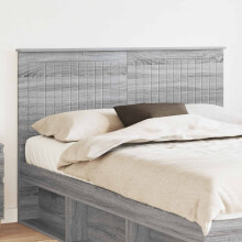 vidaXL Headboard with Headboard Grey Sonoma 140 cm Engineered wood