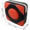 Wall Mount Boxing Pad 30X30Cm Medium Leather Punching Wall Target Black Orange 8