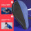 Table Tennis Paddle Bag Gourd-Shaped Protective Storage Case Blue Practical Organizer 4