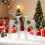 (Silver) Statue Renne Noël - Décoration Extérieure 4