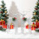 (Silver) Statue Renne Noël - Décoration Extérieure 5
