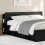 VidaXL vidaXL Headboard Cabinet with Storage Black Engineered Wood 4