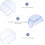 Mahjong Chips Storage Box with Lid, Ps Material Organizer Case for 100 Pieces 5