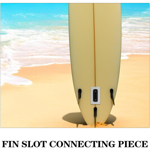 Paddleboard Fin Connector 9 polegadas PVC Fin Slot Patch Base Acessório de reparação 2