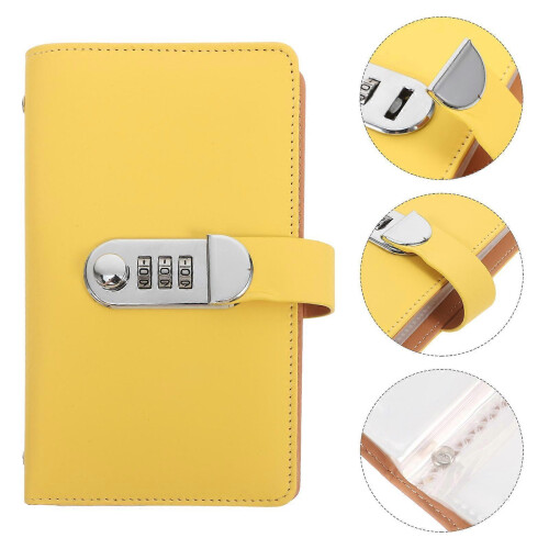 Savings Organizer Money Saving Binder with Lock for Secure Use 5Pcs 1
