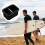 Surfboard Leg Leash Plug Black Rectangular Surfboard Leg Rope Fixator Sturdy Anti-Theft Chain Plug 8