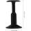 Bouchon de leash de paddleboard en plastique noir, accessoire de leash pour planche de surf. 2