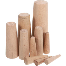 Lot de 10 bouchons coniques en bois pour bateaux, bouchons de vidange d'urgence pour yachts et bateaux.