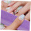 Limes à ongles décoratives et bloc polissoir (lot de 10 pièces) 5