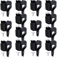 14-teiliges Golfschläger-Taschenclip-Set, Putterhalter-Organizer, robuste Schlägerclips für die Tasche, schwarz-rot