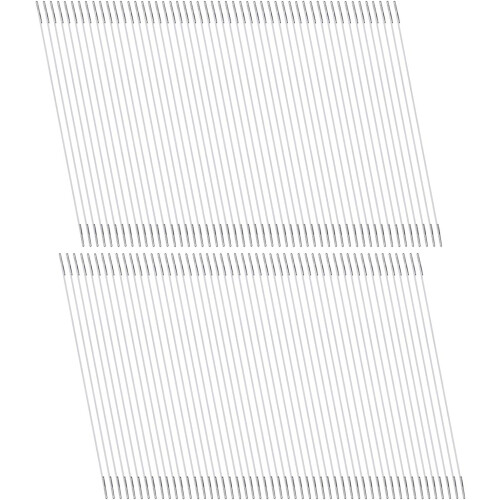 120 stk. hvit elastisk maskesnor og hattestroppsett – Elastiske ansiktsmaskesnorer