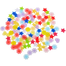 120 perline decorative per raggi di bicicletta per bambini, che si illuminano al buio.