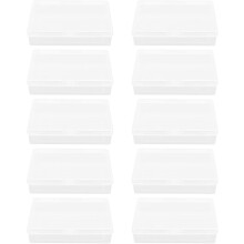 18 stuks transparante kleine kaartorganizers, PP-plastic opbergdoosjes voor speelkaarten