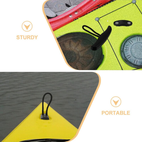 Kayak Carry Handle Replacement Pair Nylon Rope Kayak Pull Handle Carry Accessories 2