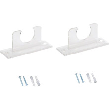 2 stuks acryl honkbal-/softbalknuppelwandhouders/displaystandaards voor opbergen en decoratie.