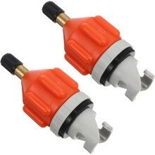 Adaptateur de pompe (lot de 2) pour SUP, paddle, kayak, pompe Ă air, outil d'adaptation de valve pour canot pneumatique