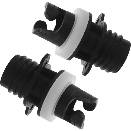 2 Stück Adapterventile für Schlauchboot-Luftpumpen, Schnellaufblaspumpenadapter