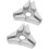 2Pcs Bike Spoke Truing Tool 6-Hole Triangular Spanner Wrenches 1
