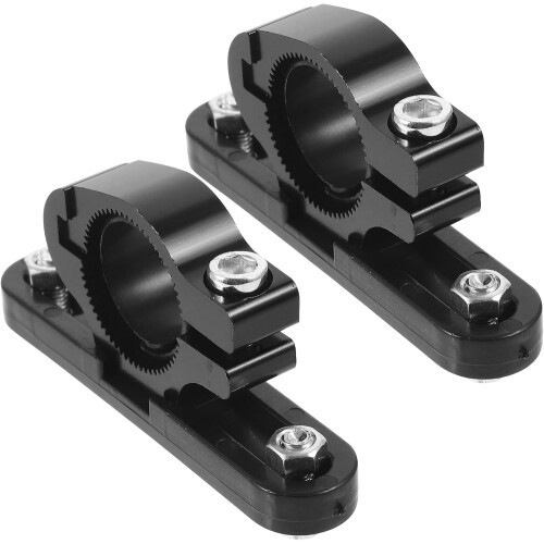 2 τεμάχια Universal Black Bike Bottle Cage Adapter για τιμόνι και σέλα, βάση βραστήρα ποδηλάτου